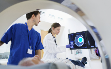 doctor and nurse with patient