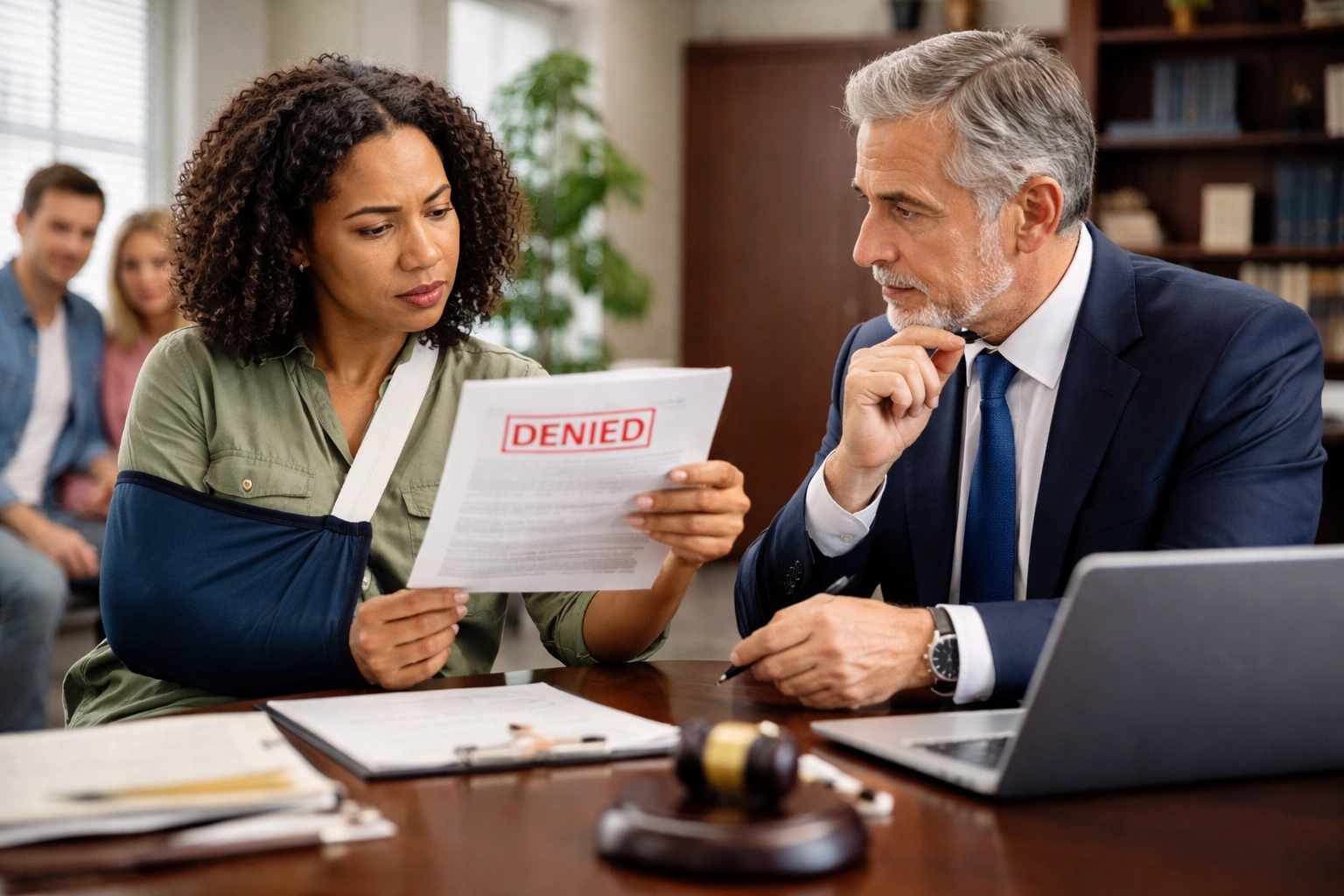 personal injury claim is denied